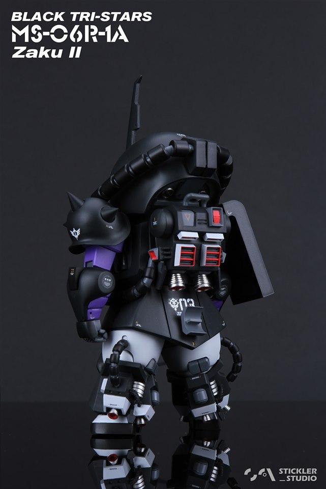 GK white model SD ZAKU high mobility Resin Kit