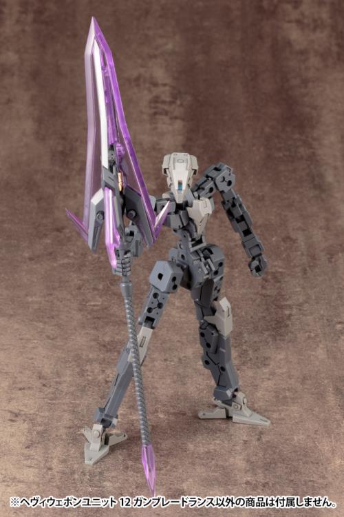 M.S.G. Modeling Support Goods Heavy Weapon Unit 12 Gun Blade Lance
