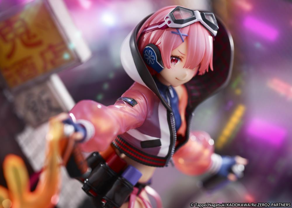 Re:Zero Starting Life in Another World Ram (Neon City Ver.) 1/7 Scale Shibuya Scramble Figure