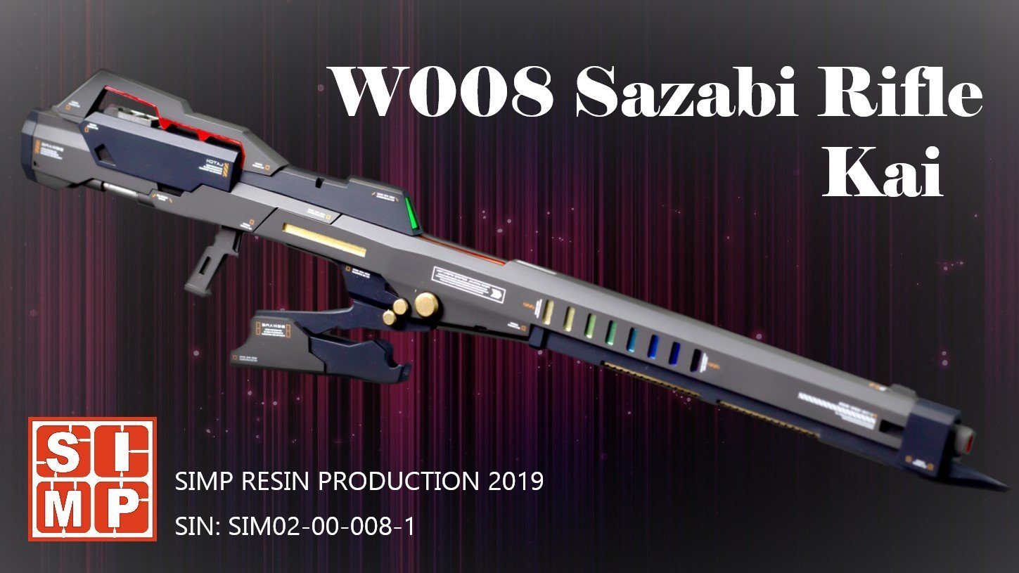 W008 Sazabi Rifle Kai Resin kit 1/144