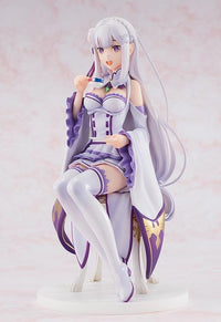 Re Zero Starting Life in Another World KD Colle Emilia (Tea Party Ver.) 1/7 Scale Figure (Reissue)