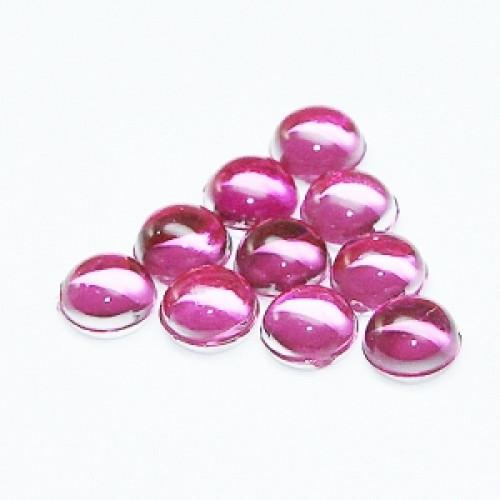 Dome type Beads (Pink) / 10pcs