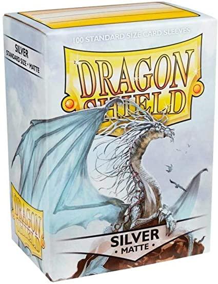 Dragon Shield Sleeves: Classic - Matte Silver (100)
