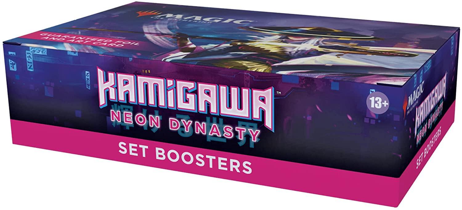 Magic The Gathering Kamigawa: Neon Dynasty Set Booster Box | 30 Packs (360 Magic Cards)