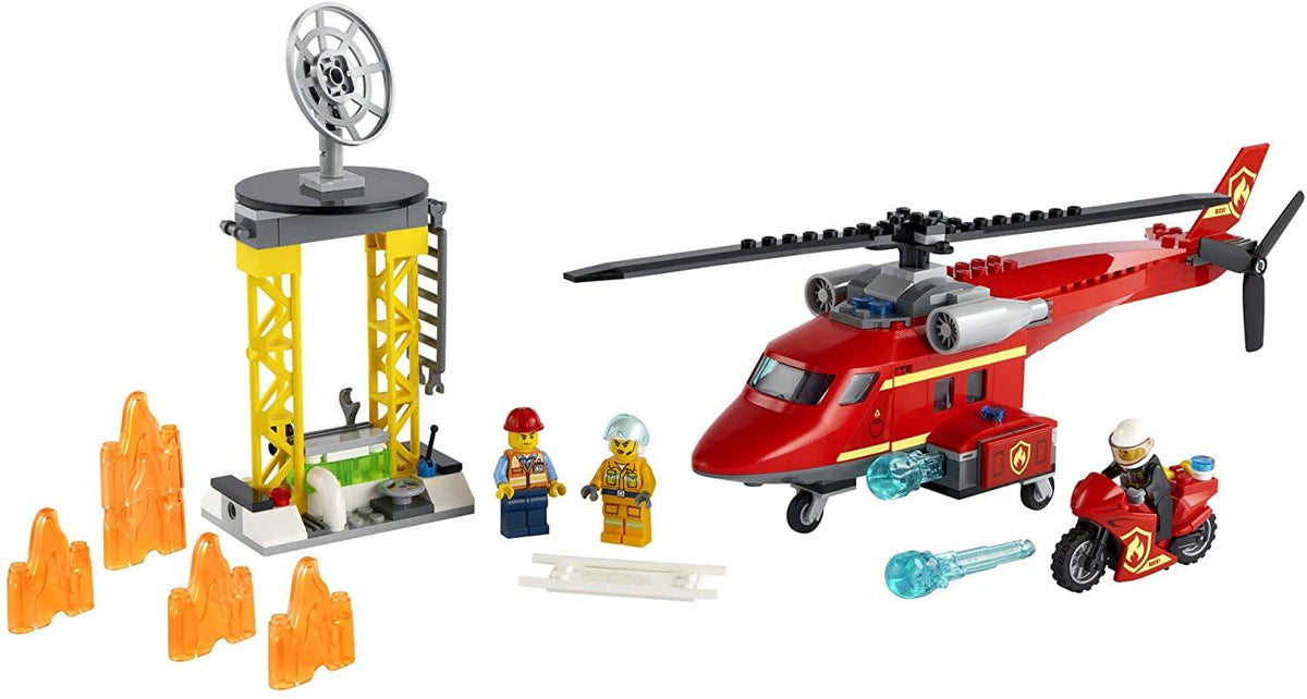 60281 Fire Rescue Helicopter Lego City Building set
