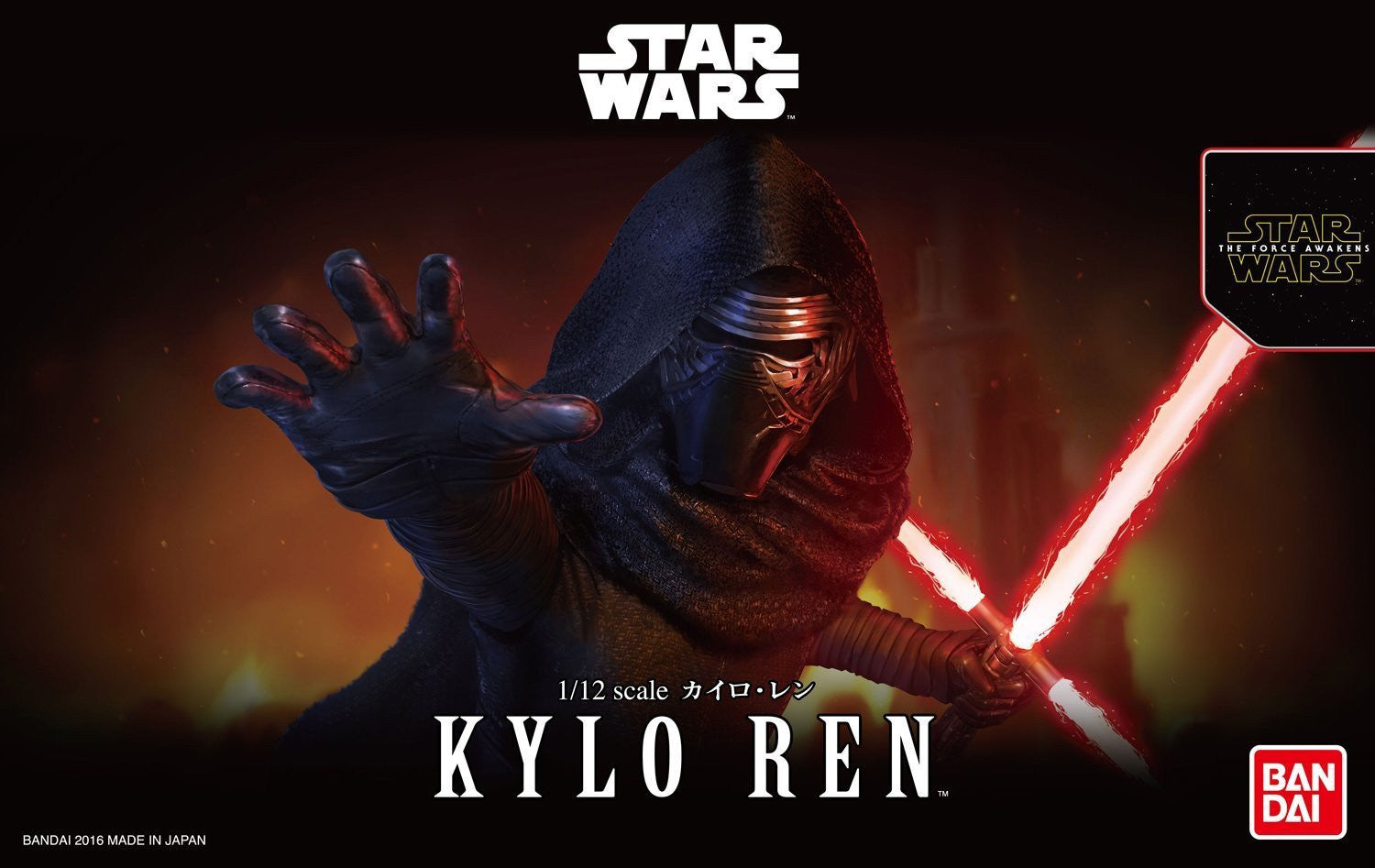 Star Wars Episode VII 1/12 Scale Kylo Ren Bandai