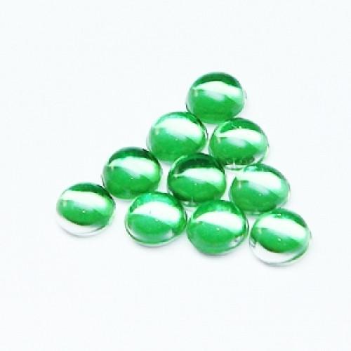 Dome type Beads (Green) / 10pcs