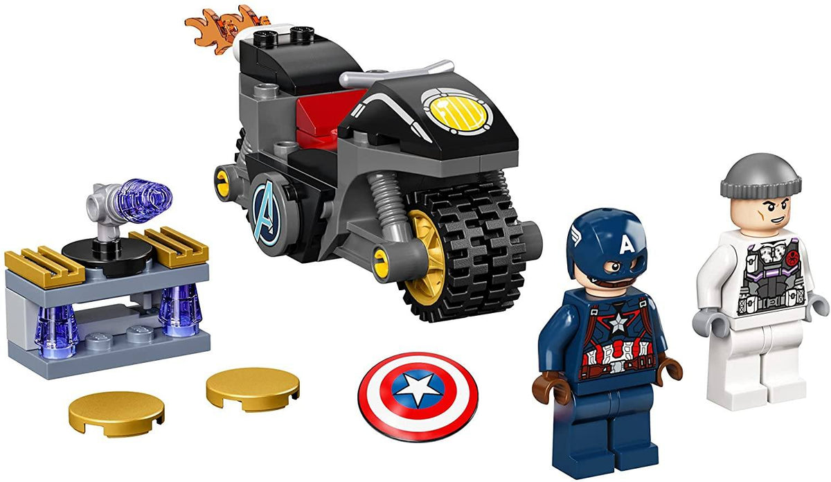 LEGO Marvel Captain America and Hydra Face-Off 76189 Collectible Building Kit; Captain America and Motorcycle Set