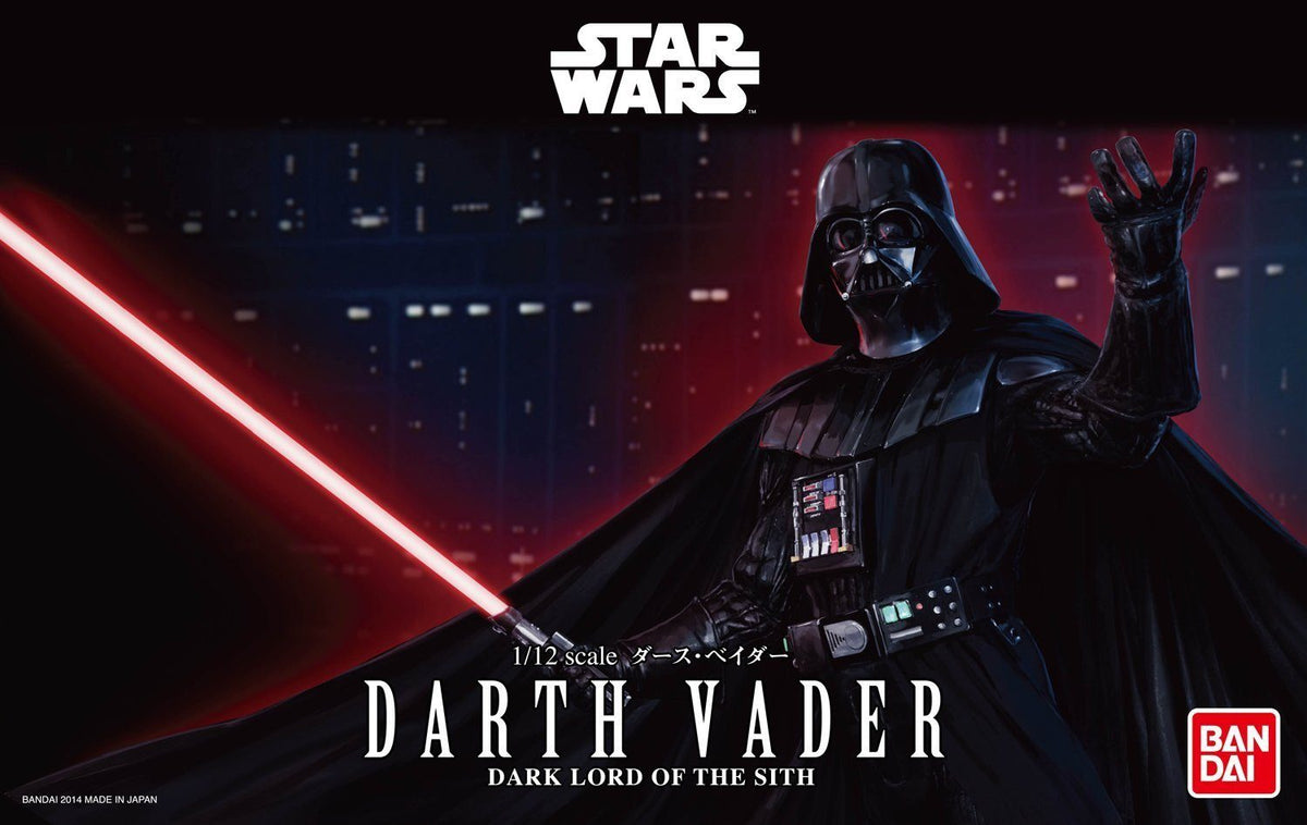 Star Wars The Empire Strikes Back Darth Vader 1/12 Scale Model Kit