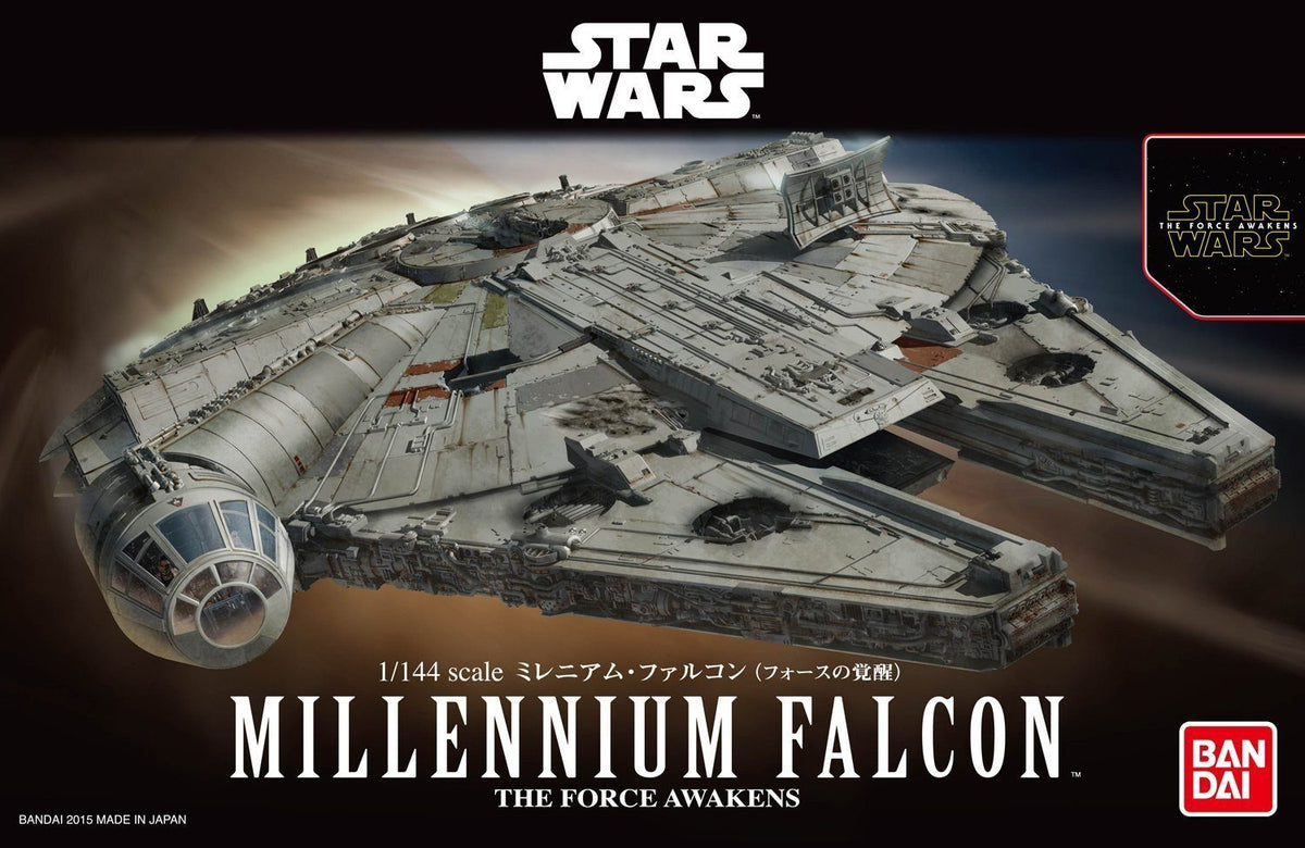 Star Wars The Force Awakens Millennium Falcon 1/144 Scale Model Kit