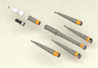Soyuz Rocket & Transport Train MODEROID 1/150 Scale Model Kit (Reissue)
