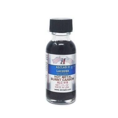 Alclad II 1oz. Bottle Hot Metal Burnt Carbon Lacquer ALC-419