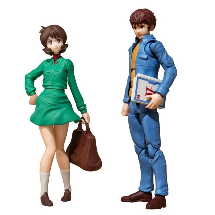 Mobile Suit Gundam G.M.G. Earth Federation 07 Amuro Ray & Fraw Bow Two-Pack