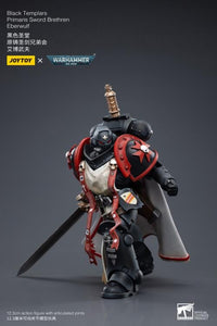 Warhammer 40K Black Templars Primaris Sword Brethren Eberwulf 1/18 Scale Action Figure
