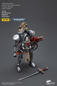Warhammer 40k Adepta Sororitas Battle Sisters Order of the Argent Shroud Paragon Warsuit Sister Collaen 1/18 Scale Figure