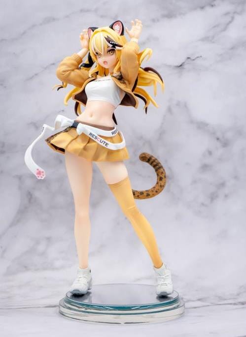 Zetsumetsu Kigu-dan RESCUTE No.15 Shi Hu Leopard Cat 1/7 Scale Figure ...