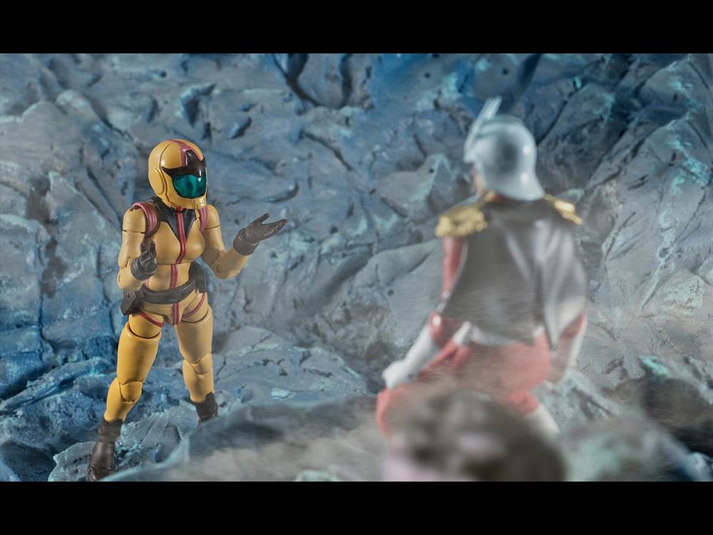 Mobile Suit Gundam G.M.G. Earth Federation Force 04, 05, 06 Sayla Mass Set of 3 Figures (With Bonus)