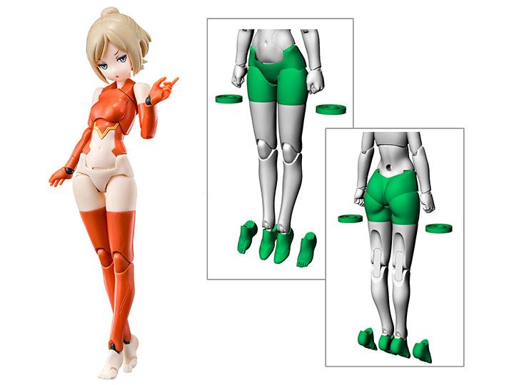 Megami Device M.S.G. 02 Bottom Set Skin Color C Model Kit (Reissue)