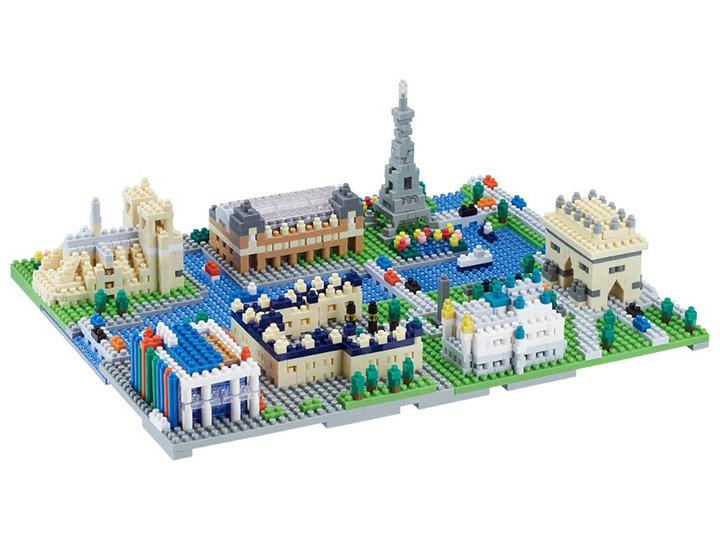 World Famous Cities Nanoblock Advanced Hobby Series Paris