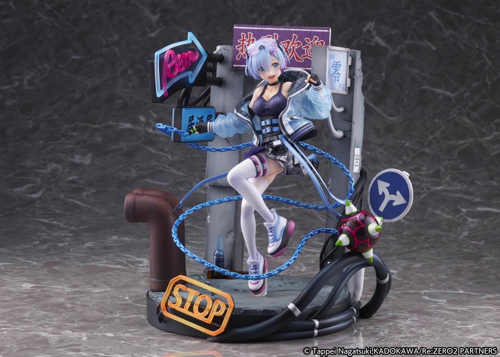 Re Zero Starting Life in Another World Rem (Neon City Ver.) 1/7 Scale Shibuya Scramble Figure