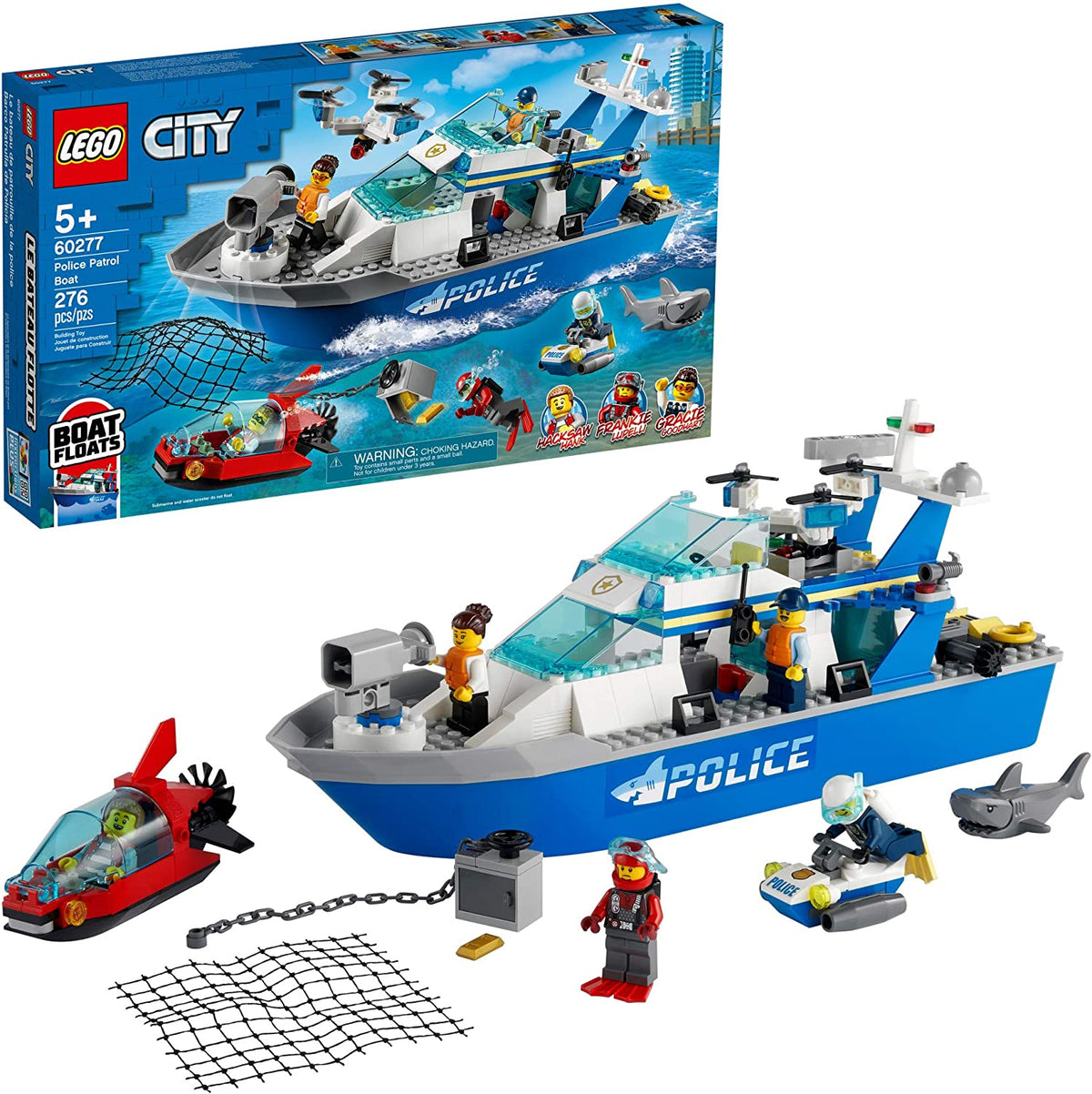 60277 Police Patrol Boat