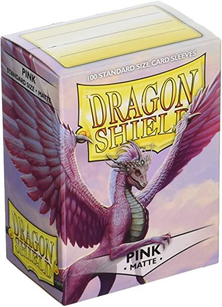 Dragon Shield Sleeves: Classic - Matte Pink (100)