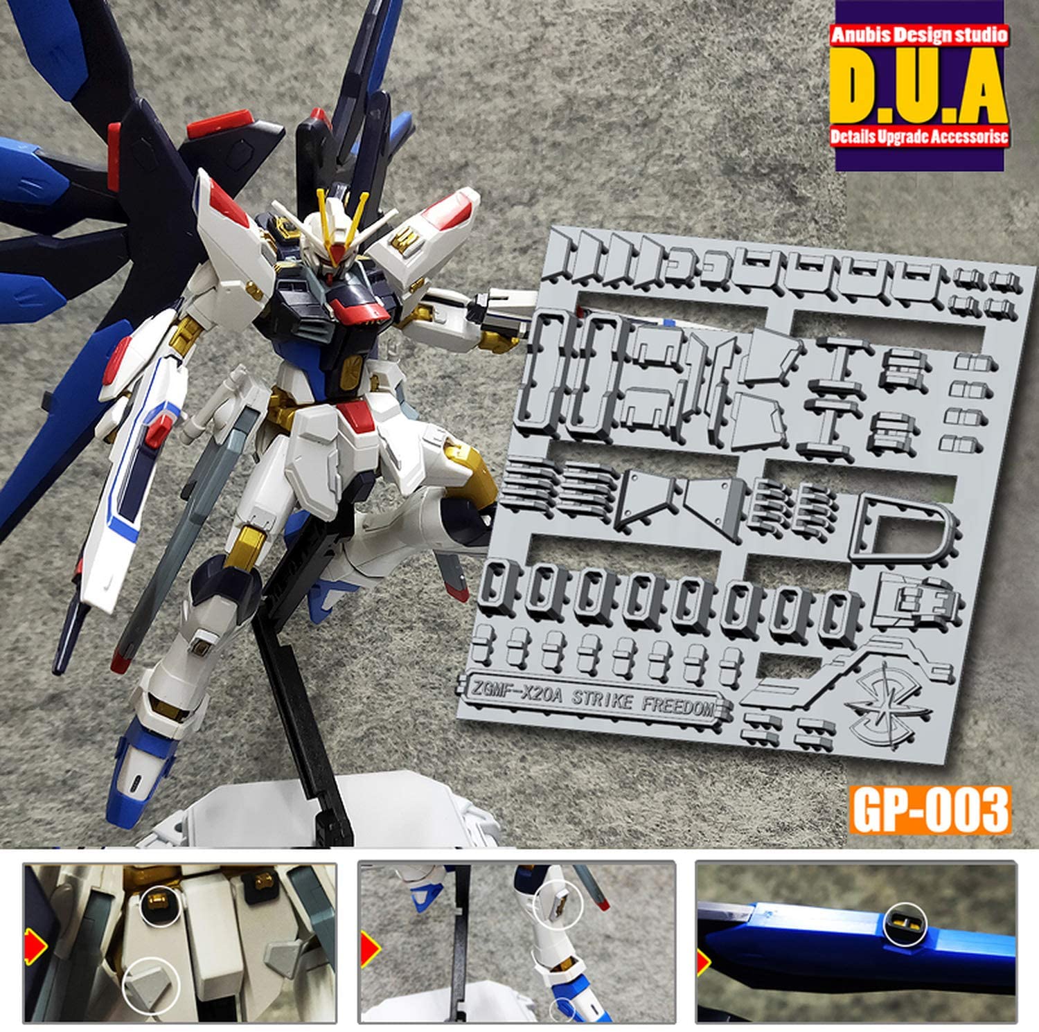 D.U.A Details Upgrade Accessories GP-003 Hg Freedom Revive
