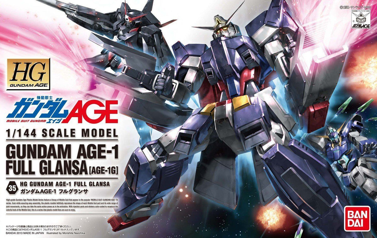 HGAGE 1/144 #35 Gundam Age 1 Full Glansa