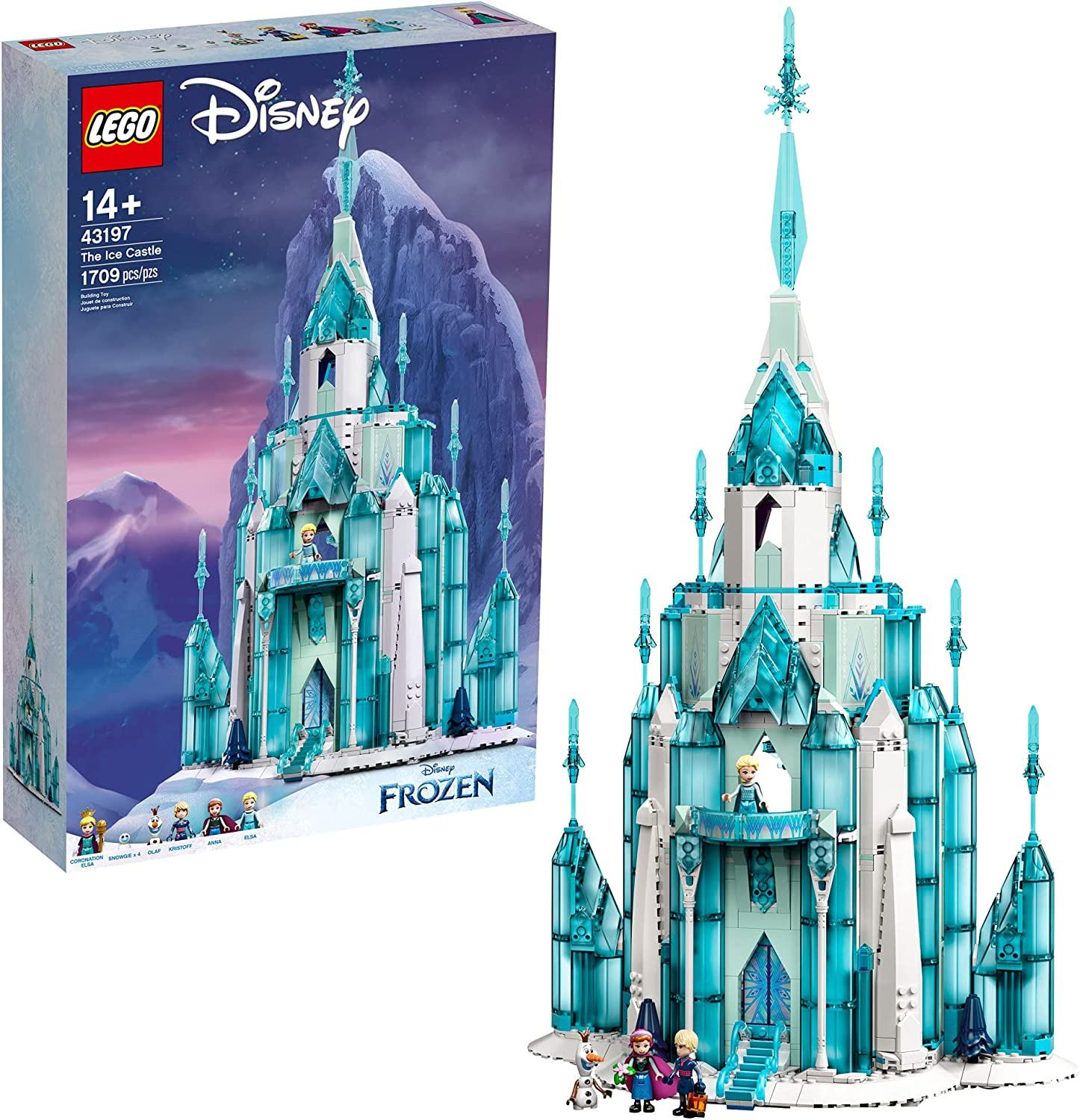 LEGO Disney The Ice Castle 43197 Building Toy Kit
