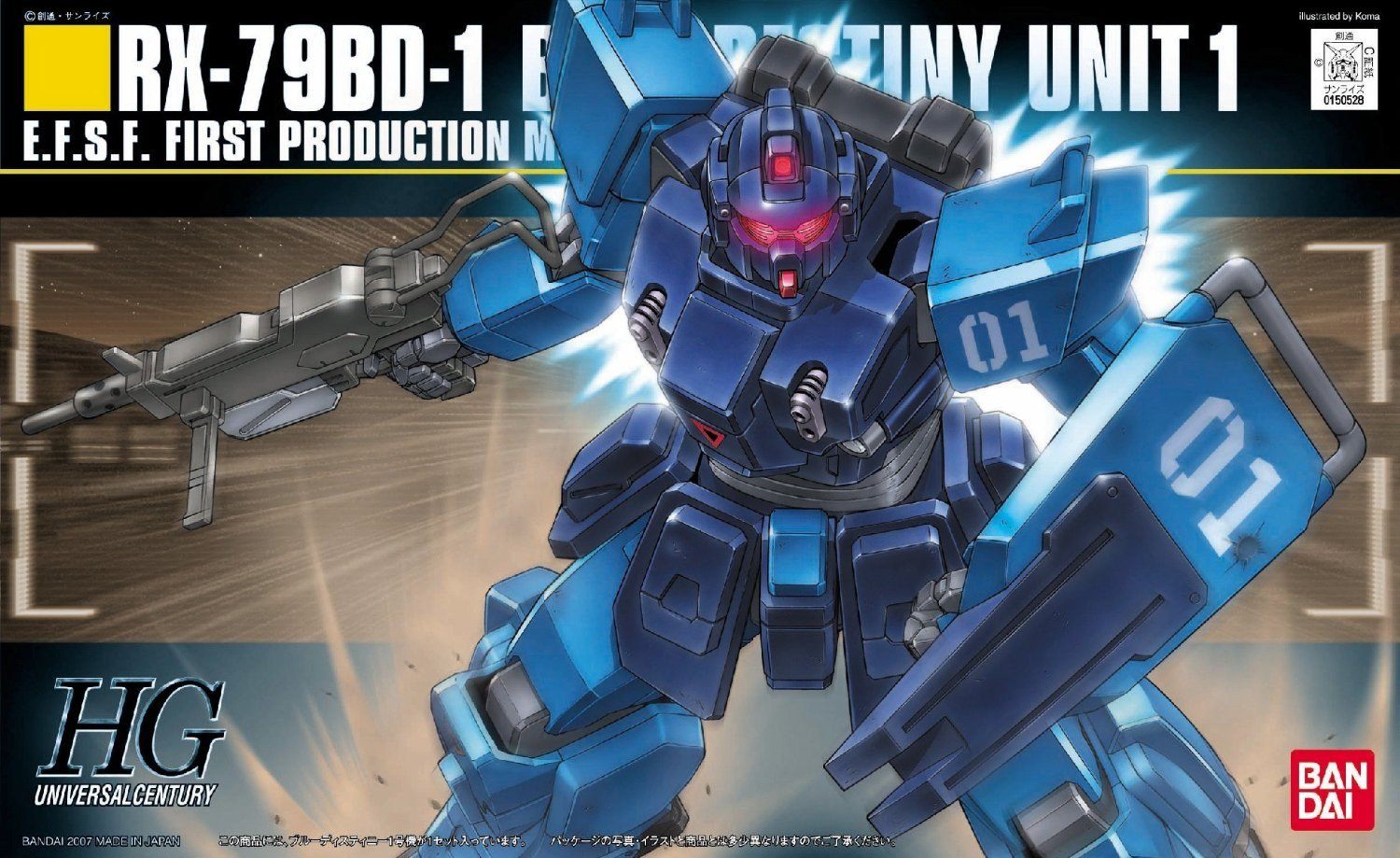 HGUC 1/144 #80 Blue Destiny 1