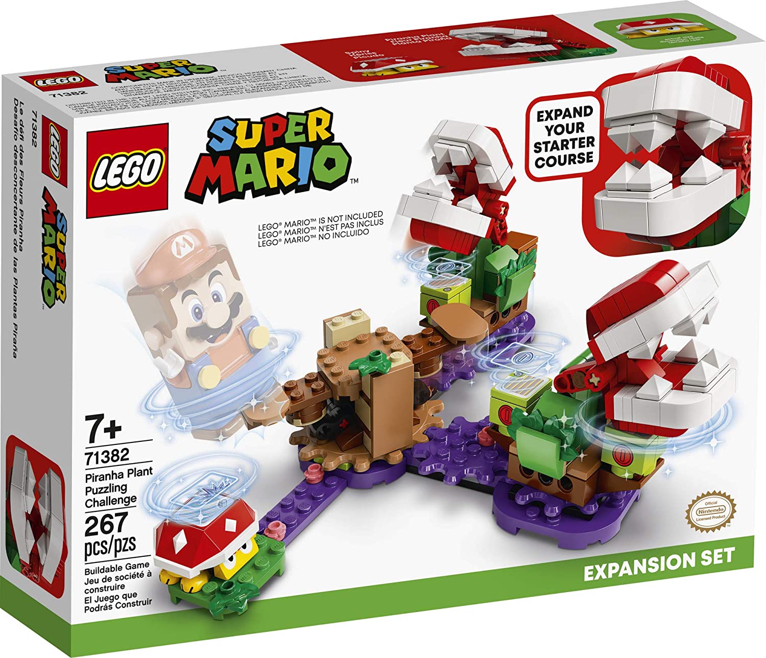 71382 Piranha Plant Puzzling Challenge Expansion Lego Set