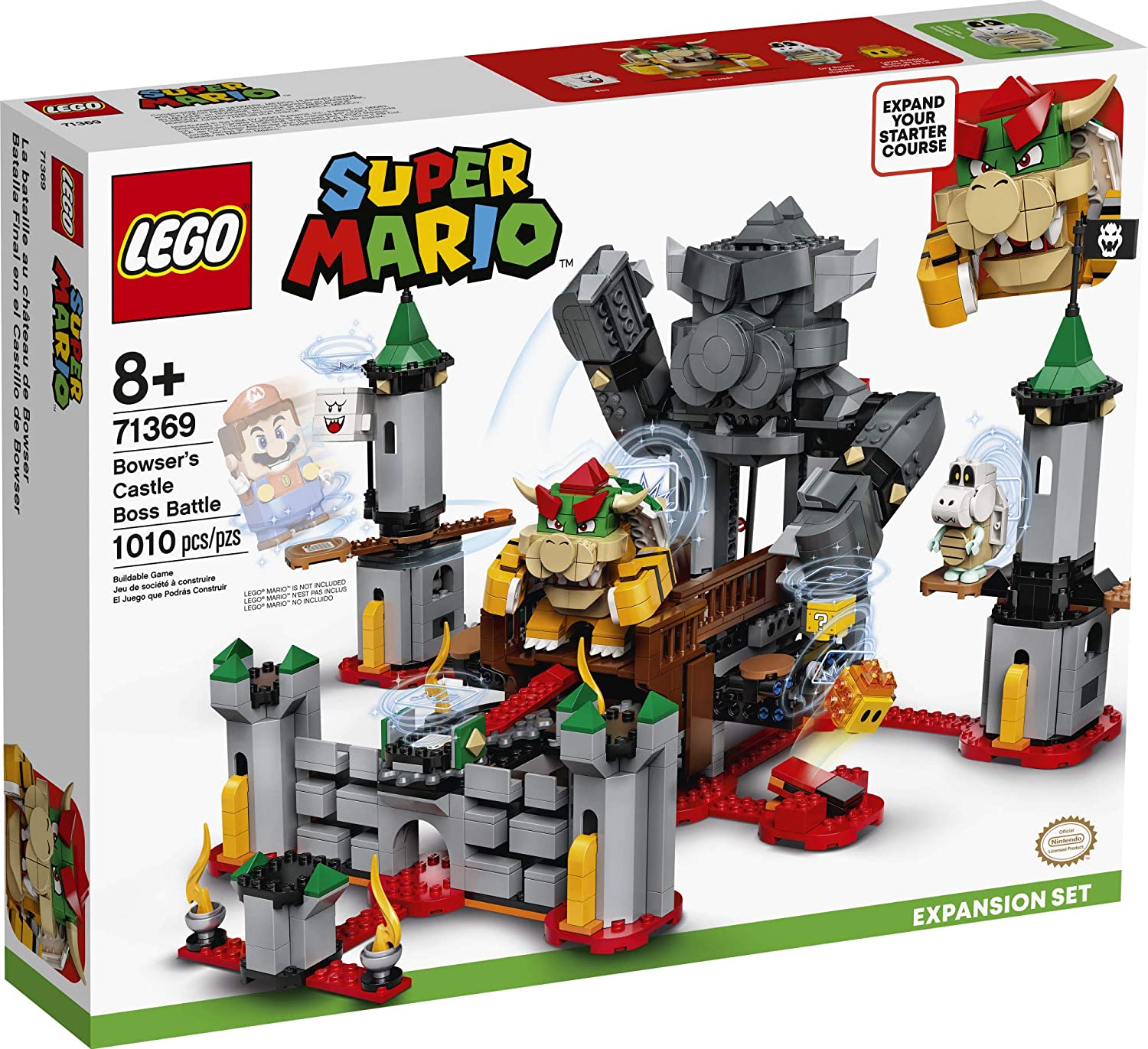 71369 Bowser's Castle Boss Battle Expansion Set