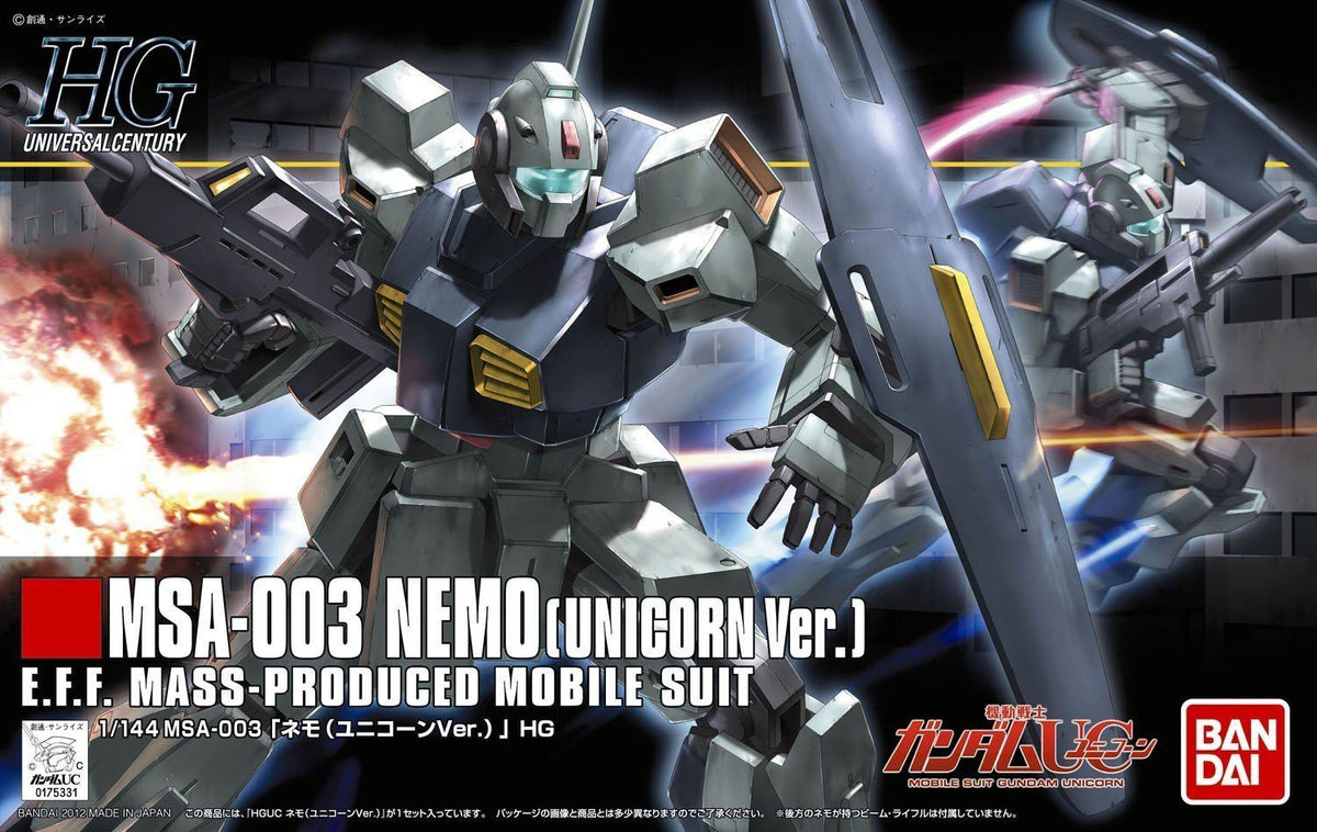 HGUC 1/144 #140 Nemo (Unicorn Ver) - USA Gundam Store