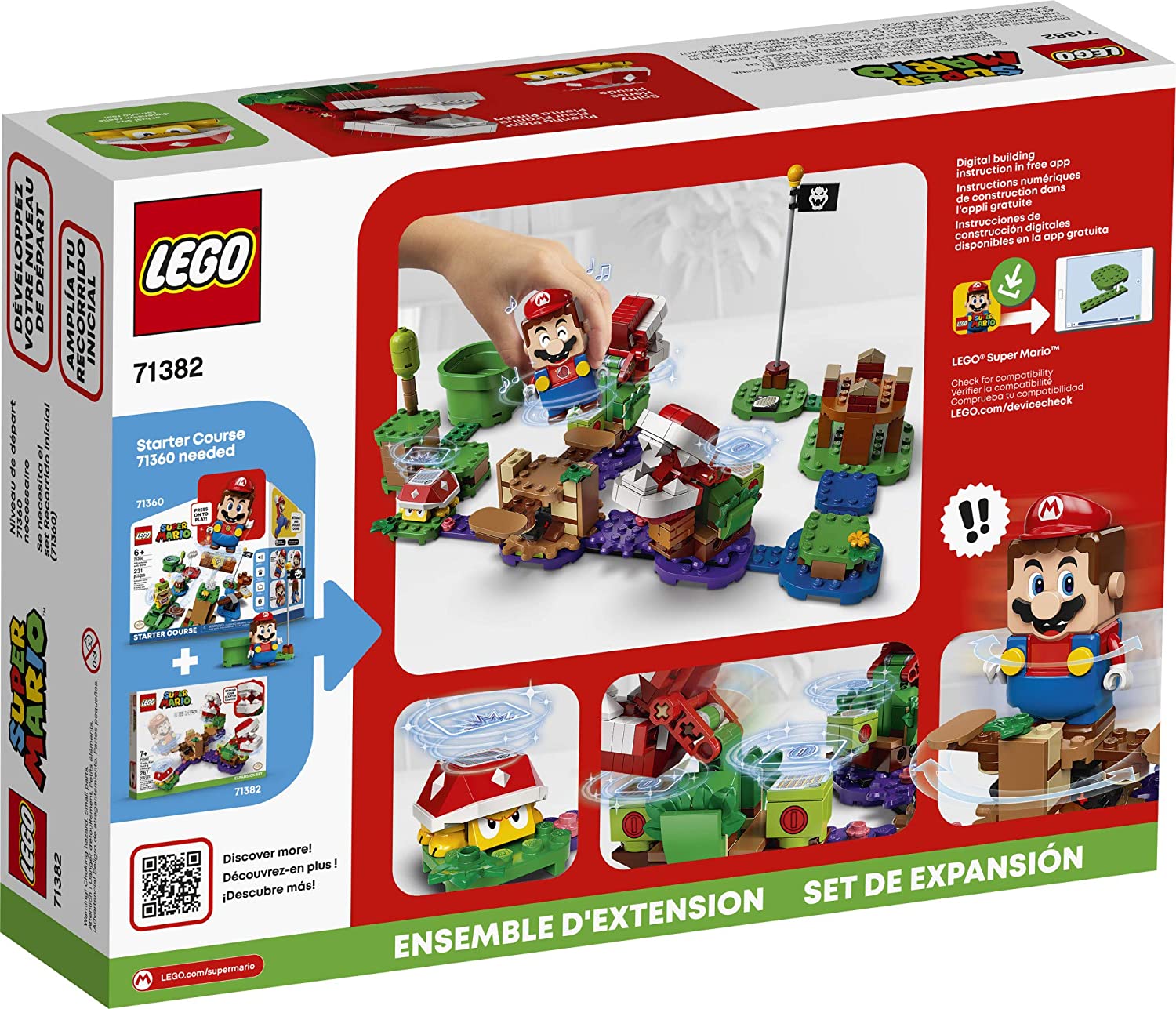 71382 Piranha Plant Puzzling Challenge Expansion Lego Set