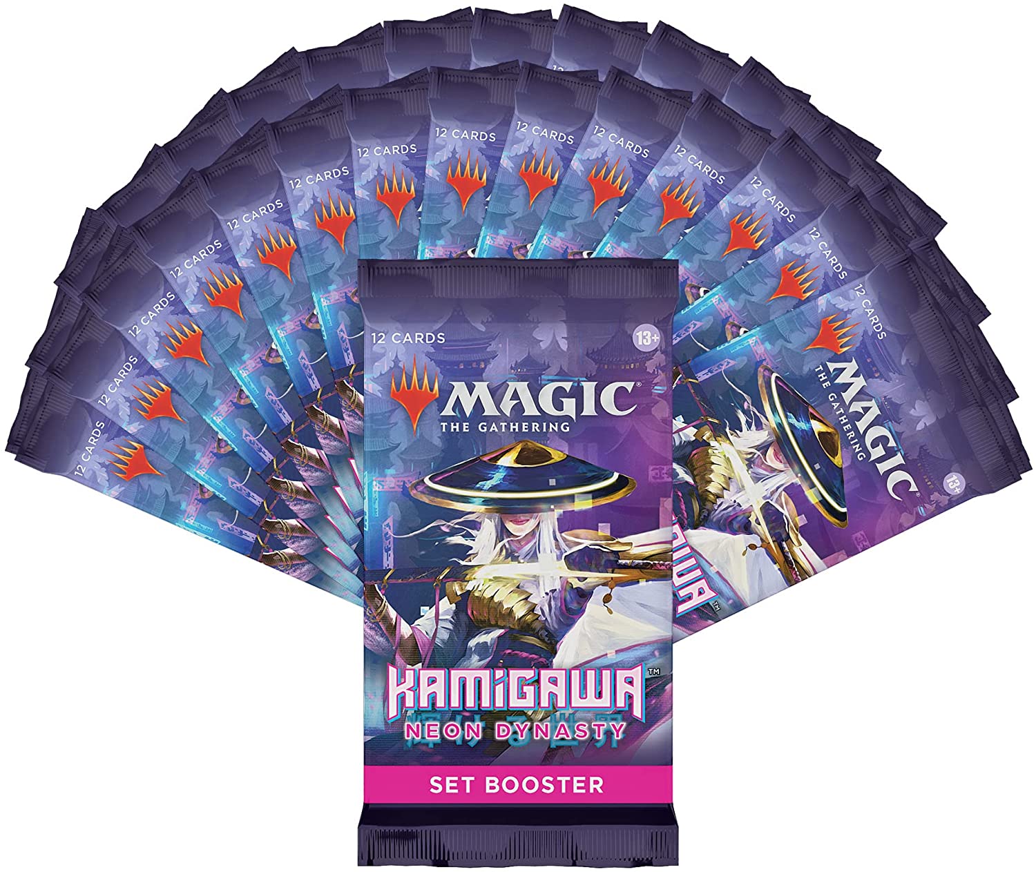 Magic The Gathering Kamigawa: Neon Dynasty Set Booster Box | 30 Packs (360 Magic Cards)