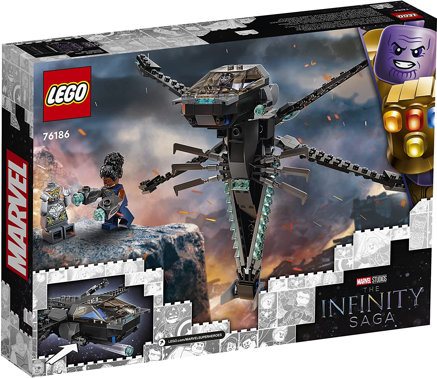 76186 Black Panther Dragon Flyer