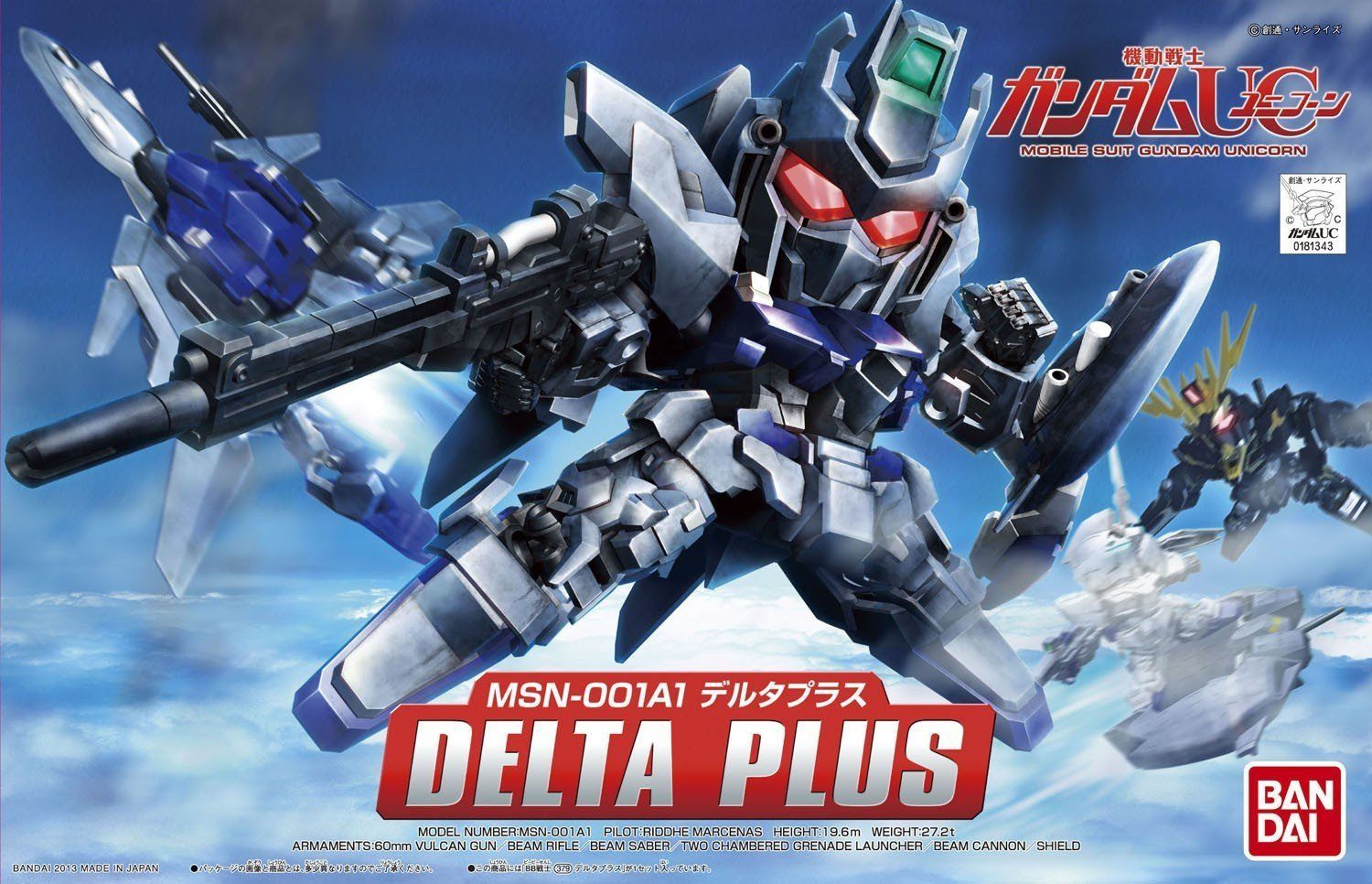 Gundam BB Senshi #379 Delta Plus Model Kit