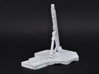Action Base 1 Display Stand (1/100 Scale) - White - USA Gundam Store