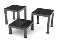 The Simple Stand: Build-On Type Three-Pack (Black)