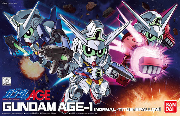 Gundam BB Senshi #369 SD Gundam AGE-1 (Normal Titus Spallow) Model Kit