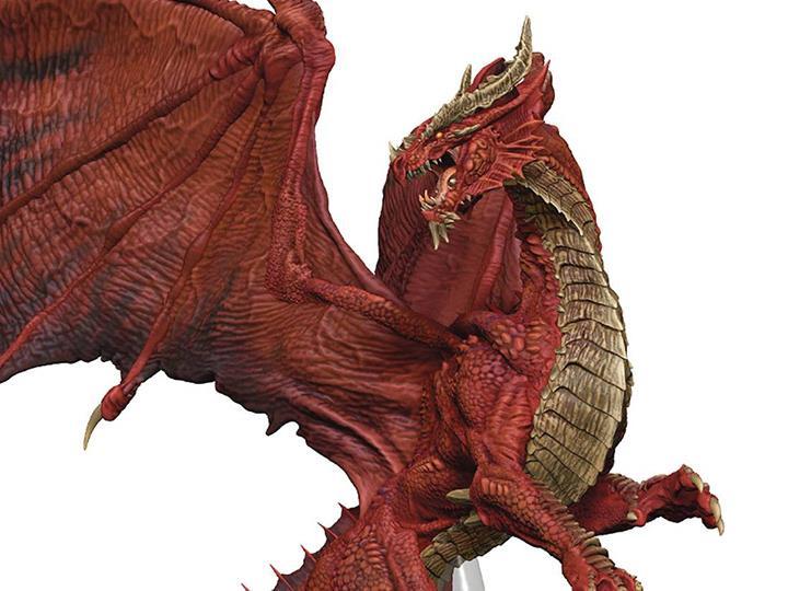 Dungeons & Dragons Icons of the Realms Adult Red Dragon Premium Painted Figure