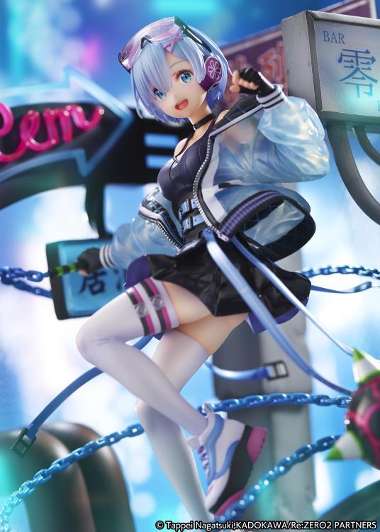 Re Zero Starting Life in Another World Rem (Neon City Ver.) 1/7 Scale Shibuya Scramble Figure