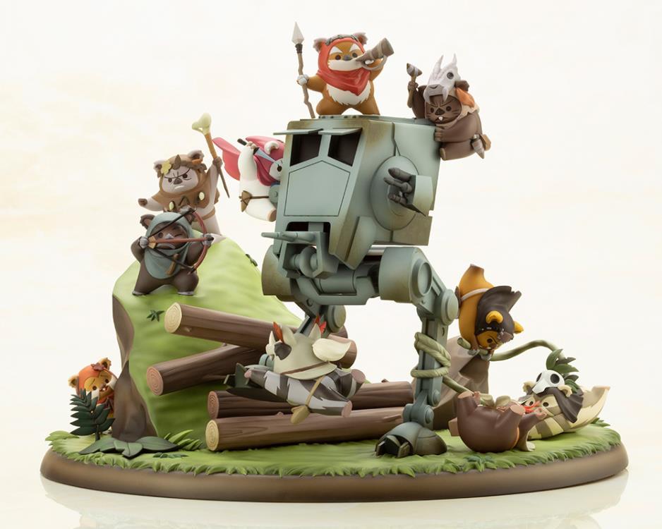 Star Wars ArtFX Artist Series Battle of Endor The Little Rebels Statue