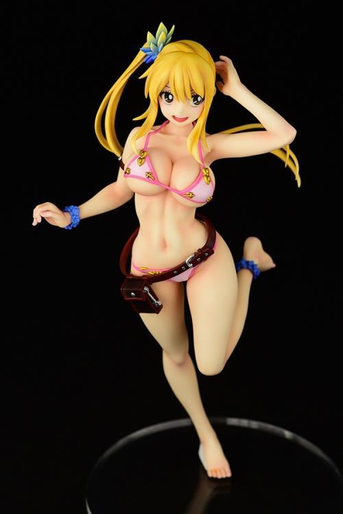 Fairy Tail Lucy Heartfilia (Pink Swimwear Gravure Style) 1/6 Scale Figure