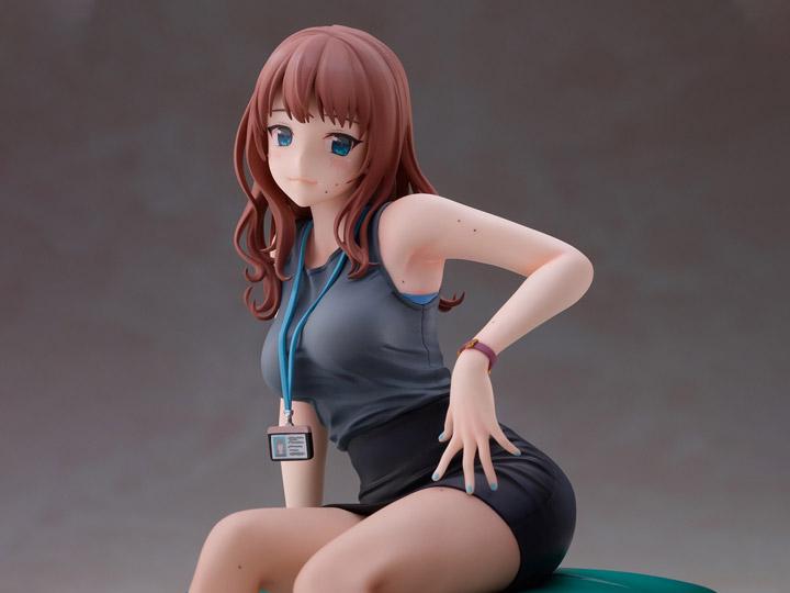 Doushima Illustration Hokuro no Ooi Senpai OL-san Figure