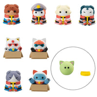 Mobile Suit Gundam Mega Cat Project Nyandam! Earth Federation Forces Box of 8 Figures (With Gift)