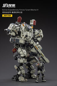 Battle for the Stars Sorrow Expeditionary Forces Tyrant Mecha 01 With Pilot 1/18 Scale Figure Set