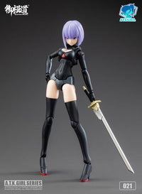 A.T.K. Girl Brocade-Clad Elite Guard (Jinyi Wei JW021 - Red Ver.) 1/12 Scale Model Kit