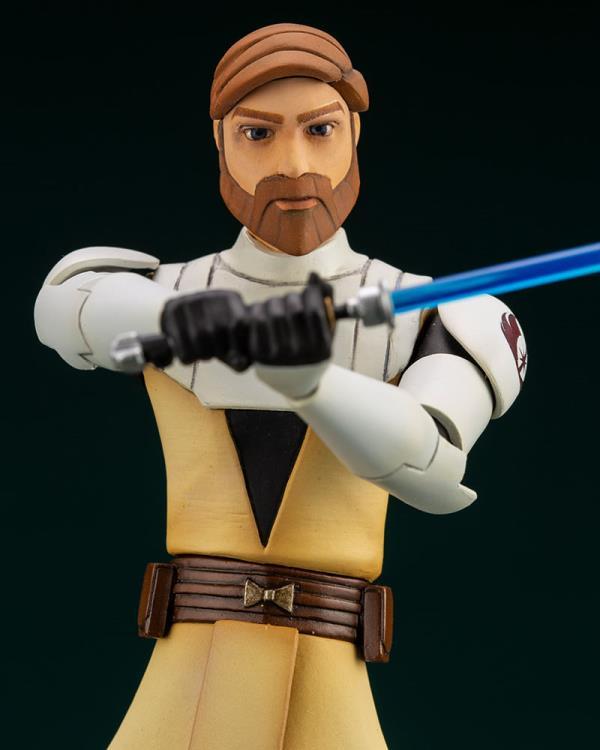 Star Wars: The Clone Wars ArtFX+ Obi-Wan Kenobi Statue (With Ahsoka Tano Piece)