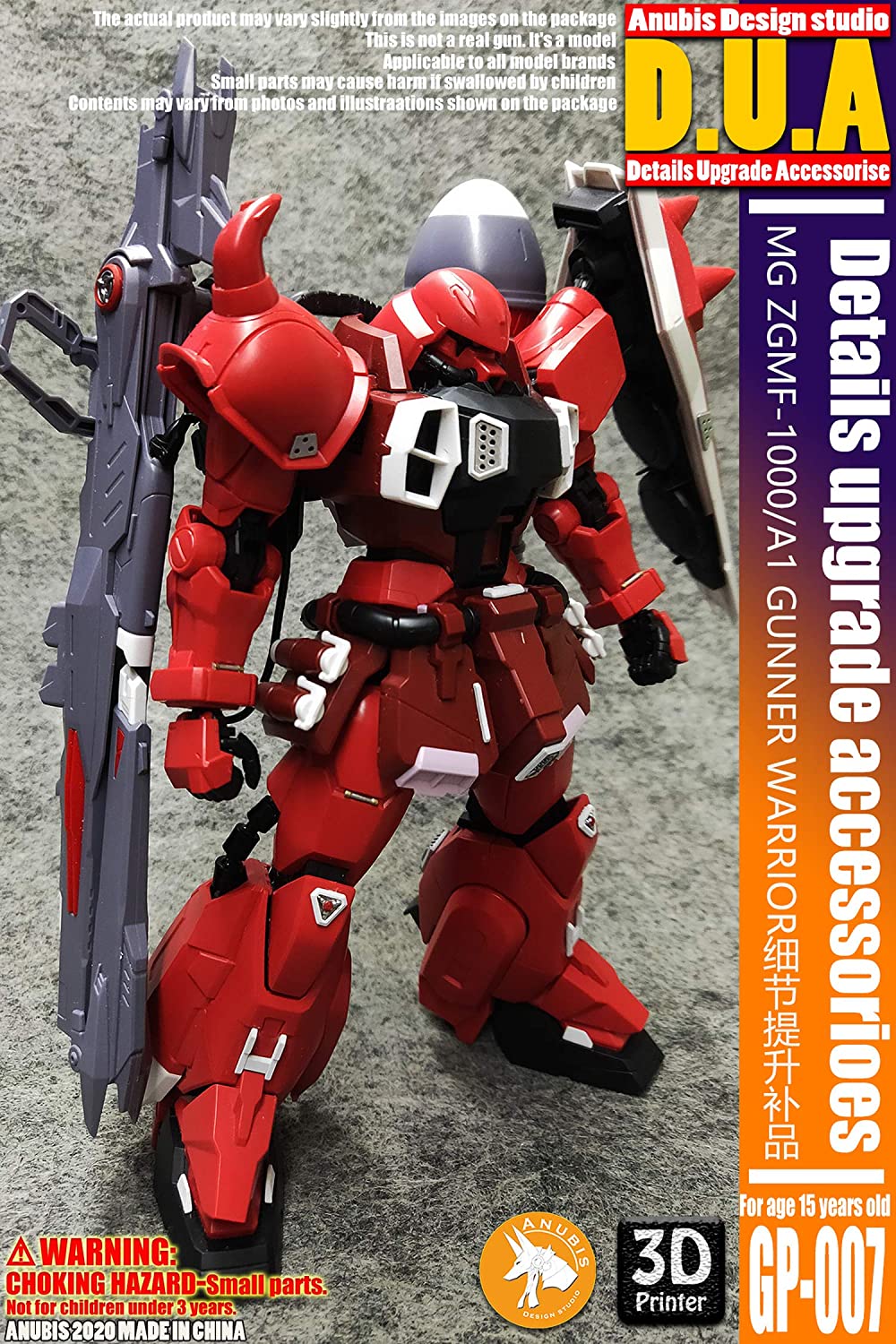 D.U.A Details Upgrade Accessories Gp-007 Mg Zaku Warrior
